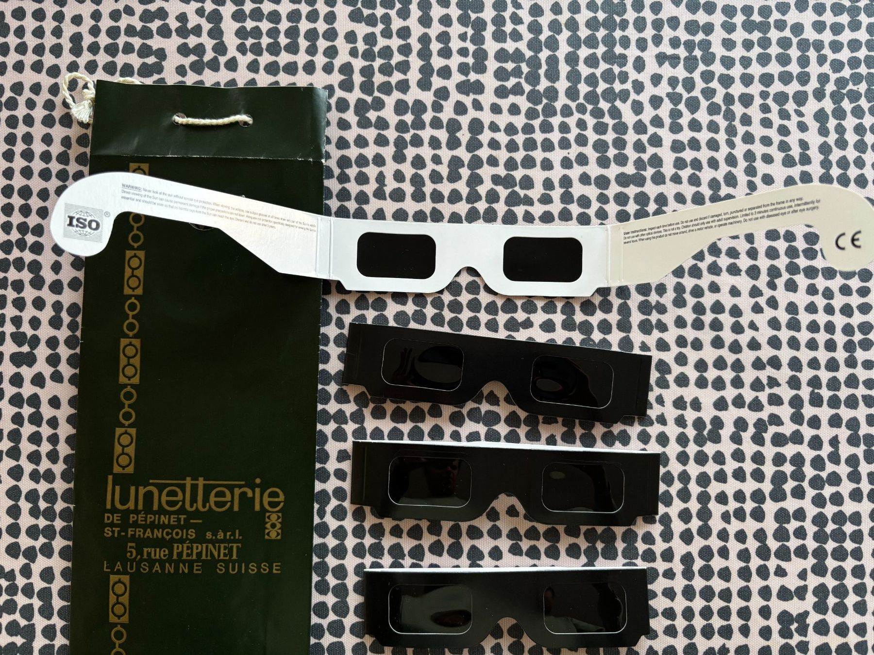 Brillen & Gläser: 4x Sonnenfinsternis-Brille Lunettes éclipse Eclipse glasses – Neu (gemäss Beschreibung) aus Lausanne von Aureledeb 1