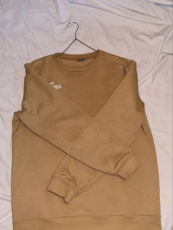 Puma Crewneck Sweatshirt Beige Size L Good Condition