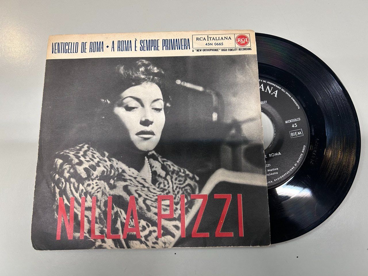 Dischi in vinile: 45 giri "Venticello de Roma / A Roma è sempre primavera" – Usato da Giubiasco venduto da LorisVale