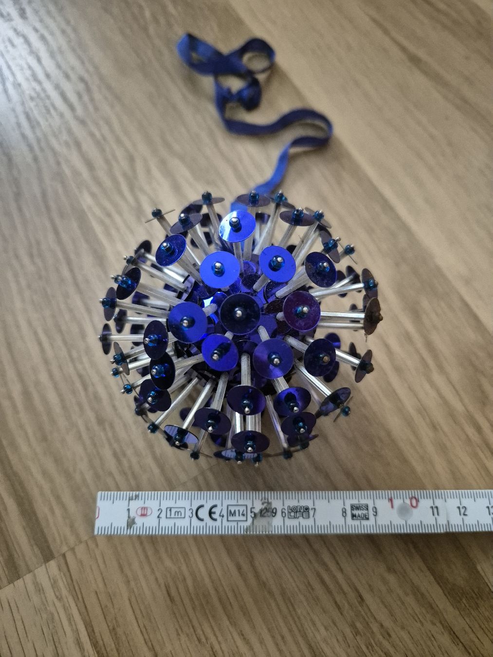 Tutte le decorazioni: Blaue Weihnachtskugel Kristall Kugel – Usato da Langenthal venduto da Polarisstern 1