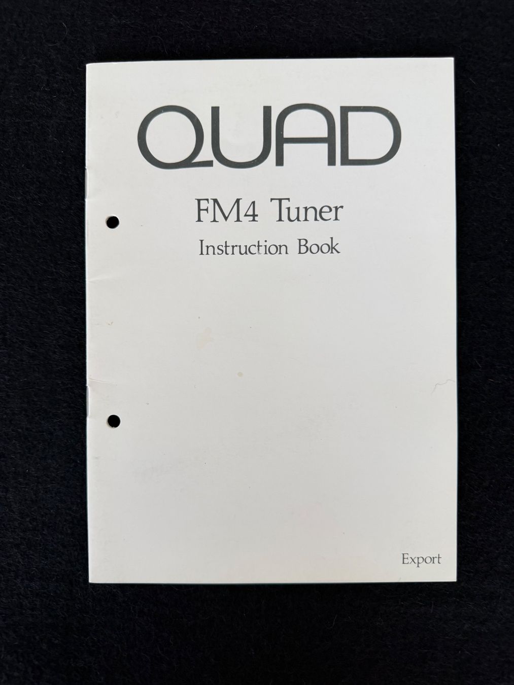Quad Radio: QUAD FM4 TUNER / S.NR. Q 027068 – Usato da Zürich venduto da torvik 3