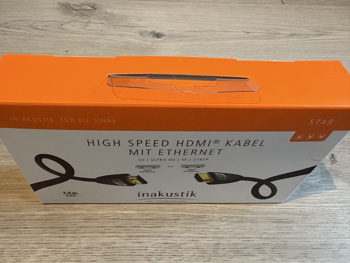 Inakustik Cavi: INAKUSTIK hdmi kabel star 2 – Nuovo e nell'imballaggio originale da Herzogenbuchsee venduto da warrior77 3