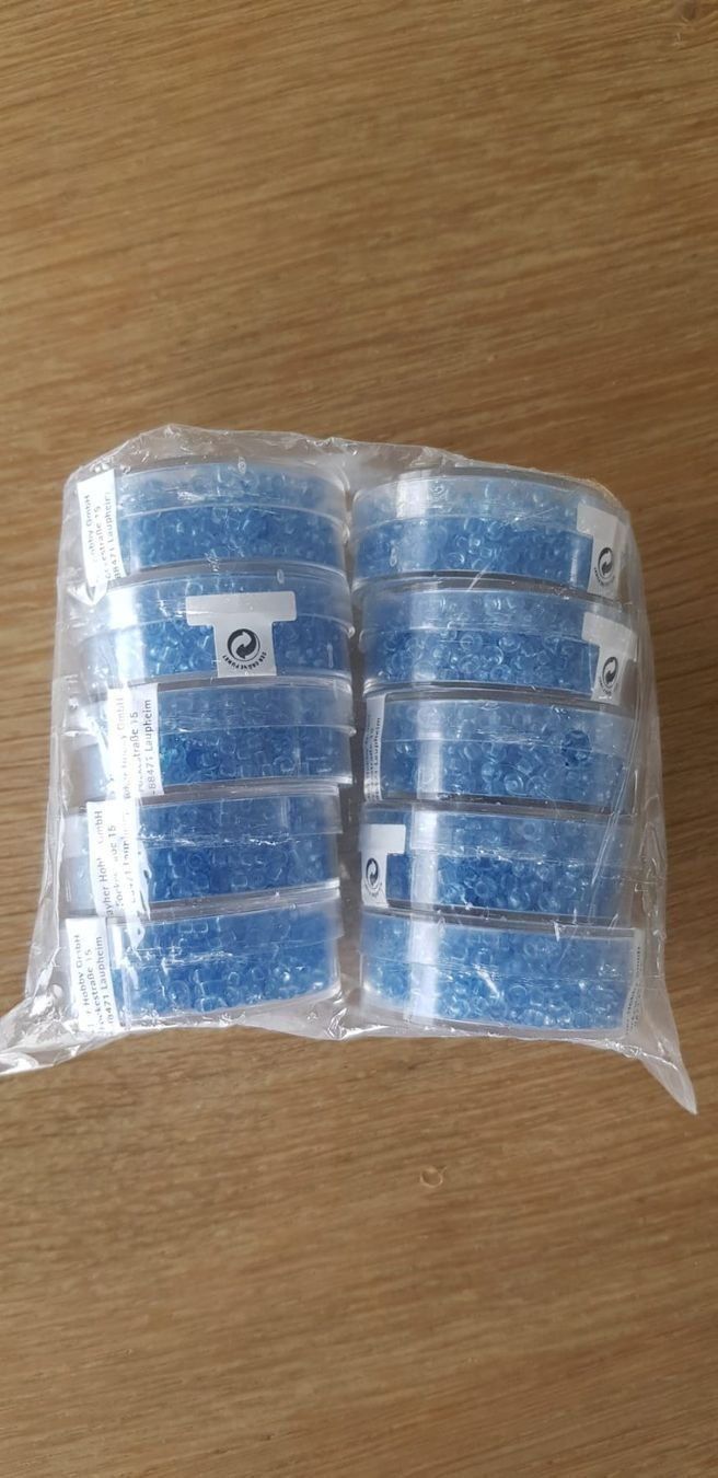 Rayher Bastelsets: Set Rocailles Perlen blau 10x17g – Neu und originalverpackt aus Walterswil SO von Jerry_maus