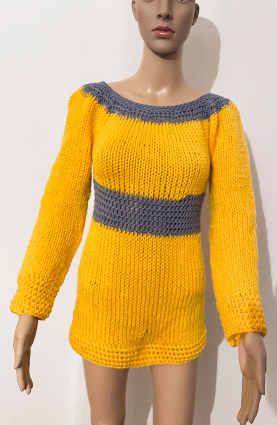 Maglioni & Felpe: Pullover Gelb Grau Neu – Nuovo e nell'imballaggio originale da Au ZH venduto da Jaggy4 3