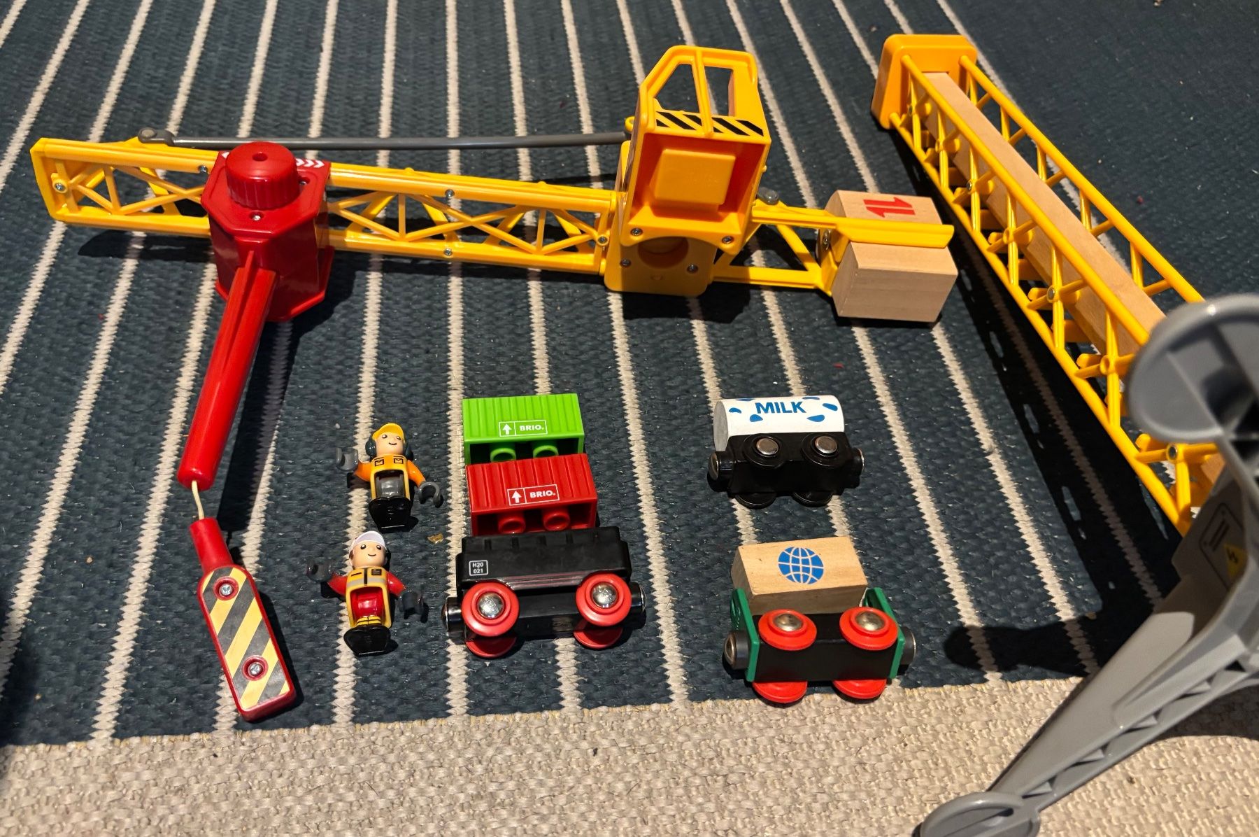 Brio Giocattoli: Kleines Set Kran Brio – Usato da Speicher venduto da CH-Schatzkammer 4