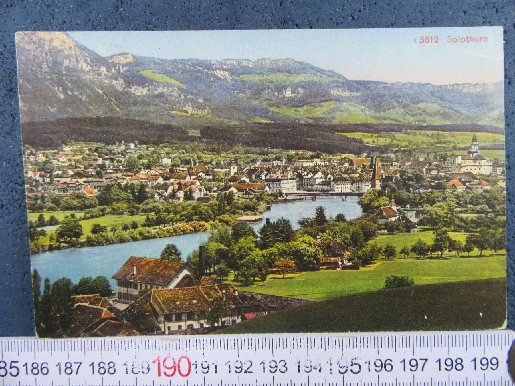 Cartoline postali: SOLOTHURN SO AK PANORAMA VOGELSCHAU – Usato da Ettingen venduto da Hausi4711