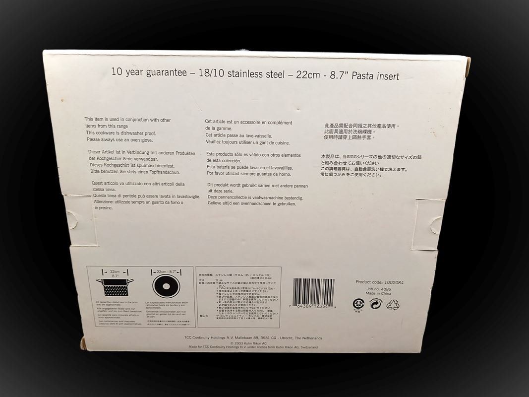 Sigg Elettrodomestici da cucina: SIGG Koch-Insert-Pasta – Nuovo e nell'imballaggio originale da Hünenberg venduto da Restwert_Zug 5