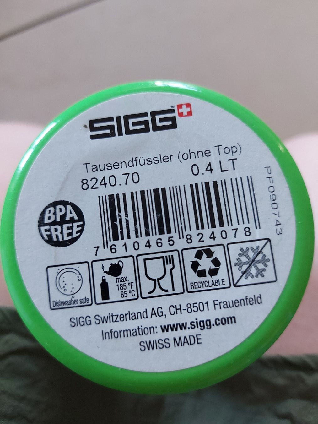 Sigg Trinkflaschen & Thermosflaschen: Bouteille SIGG 0.4L , neuve BPA Fre – Neu (gemäss Beschreibung) aus Bulle von momy 4