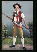 AK Appenzeller-Senn in Tracht