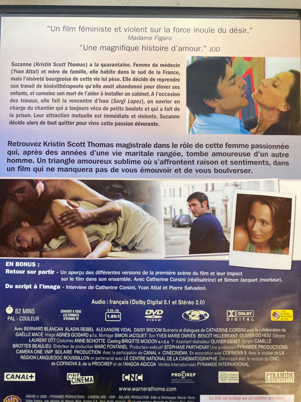 Tous les DVDs: DVD- Partir - Kristin Scott Thomas - CHAUD – D'occasion à Le Brassus par cinema13 1