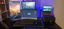 🔥 ULTIMATIVES GAMING & HOMEOFFICE Setup mit Umschalter🔥