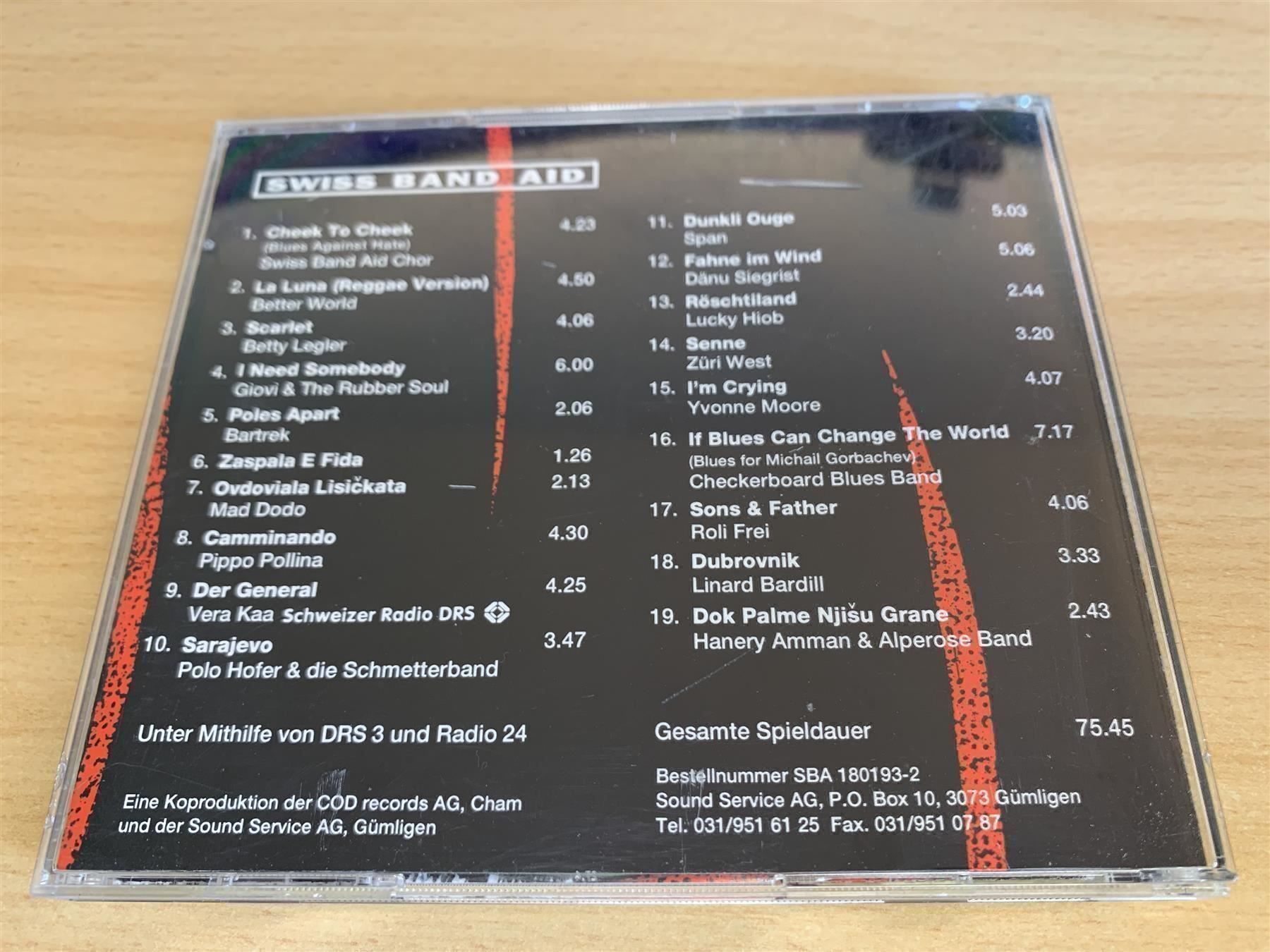 CD: Swiss Band Aid – Usato da Rikon im Tösstal venduto da Alpenmutz 1