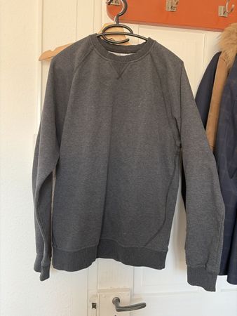 Herren Pullover grau Logo-Detail guter Zustand