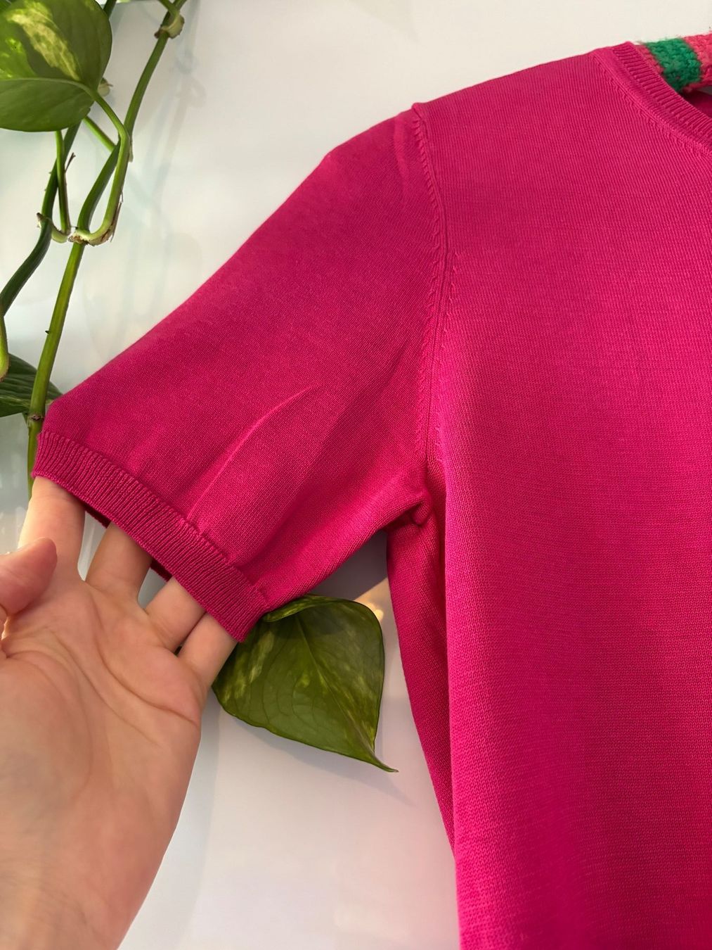 T-shirt: MOD CLASS pinkes Shirt mit Seidenanteil – Usato da Zürich venduto da missmodernage 2