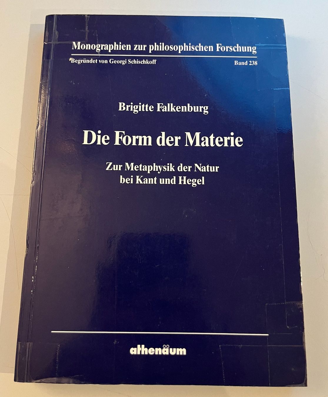 Libri: Die Form der Materie - Brigitte Falkenburg – Usato da Tentlingen venduto da mondir