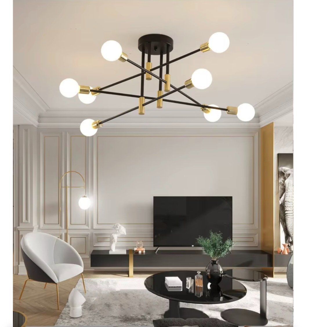 Lampadari & plafoniere: Moderne Deckenleuchte Schwarz/Gold - Neu! – Nuovo e nell'imballaggio originale da Zürich venduto da mon_w69m