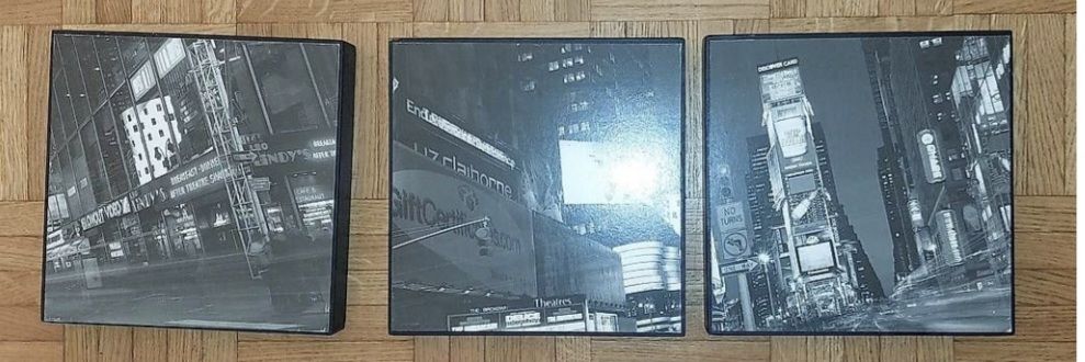 Foto & Immagini: 3 tableaux carrés new york 8cmX8cm – Usato da Biel/Bienne venduto da Hak1976