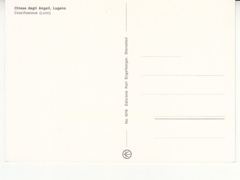 Ansichtskarten: Lugano Angeli ca. 1970 – Gebraucht aus Bürglen TG von StampGraf 1