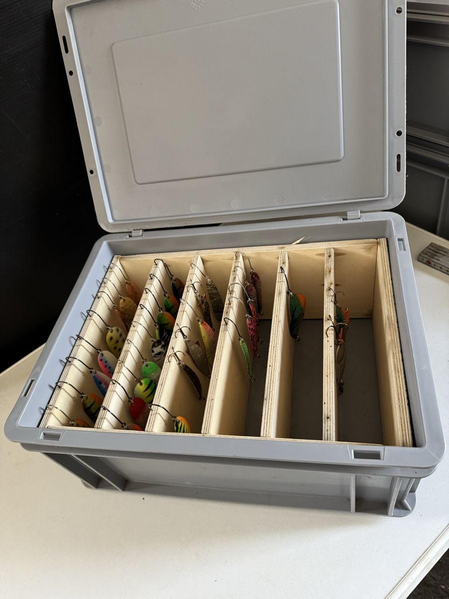 Esche: 31 Schlepplöffel in praktischer Box – Usato da Bad Ragaz venduto da MrGood85 1