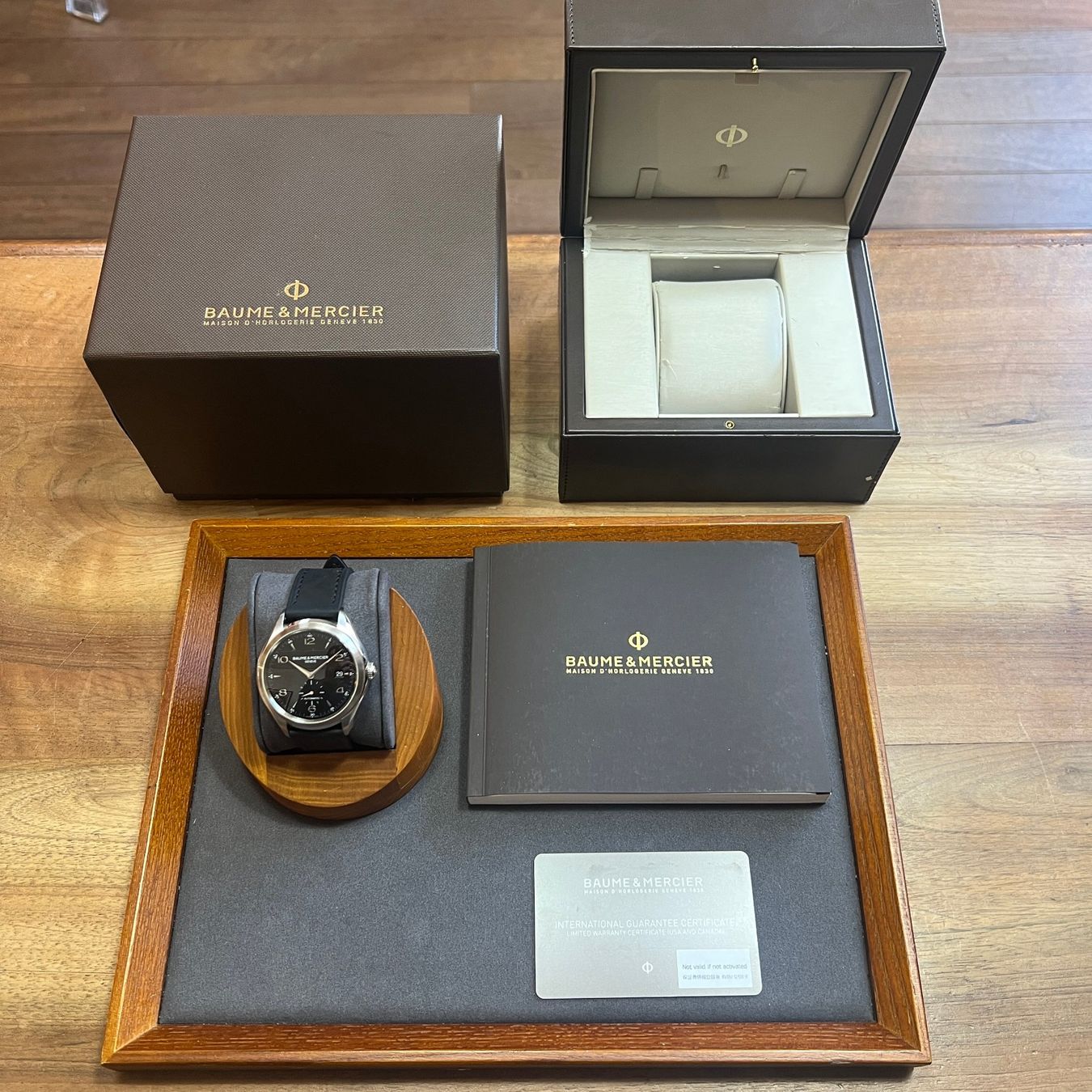 Baume & Mercier Orologi: Baume & Mercier Clifton Automatic Full Set M0A10053 – Usato da Carouge GE venduto da Watchaser 9