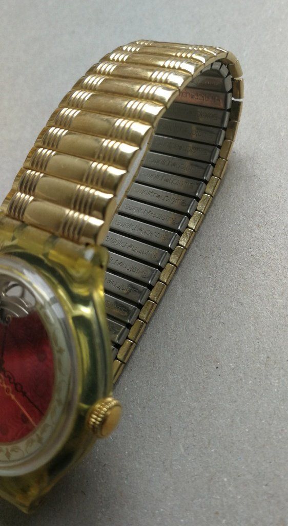 Swatch Orologi: Swatch-Uhr Automatic mit Flexband – Usato da Goldau venduto da Ejidomar 3