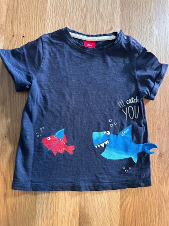 S.Oliver  T-Shirt Grösse 80 Haifisch-Motiv