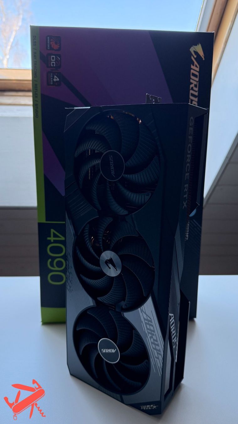 Nvidia Grafikkarten: Gigabyte AORUS GeForce RTX 4090 MASTER 24G – Gebraucht aus Zürich von  8