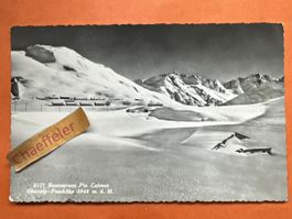 1952 Restaurant Pix Calmot, Oberalp-Passhöhe Winter