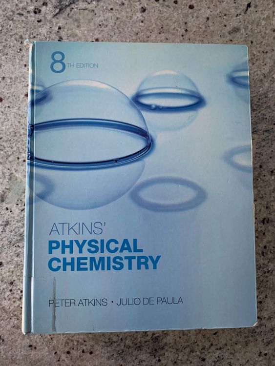 Atkins physical chemistry 8th edition book kaufen auf ricardo