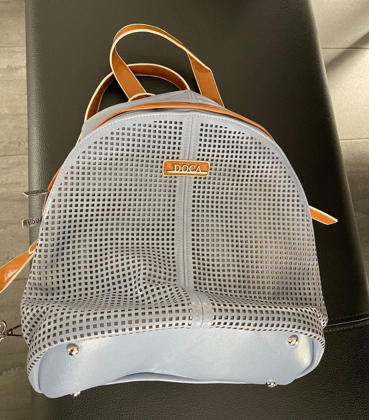 Zaini: DOCA Rucksack Hellblau/Braun Neu – Nuovo e nell'imballaggio originale da Kloten venduto da des_xv52