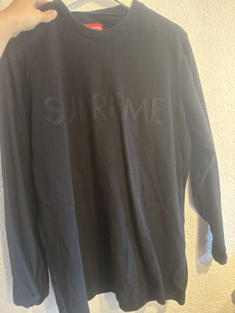 Supreme Pullover schwarz Grösse M