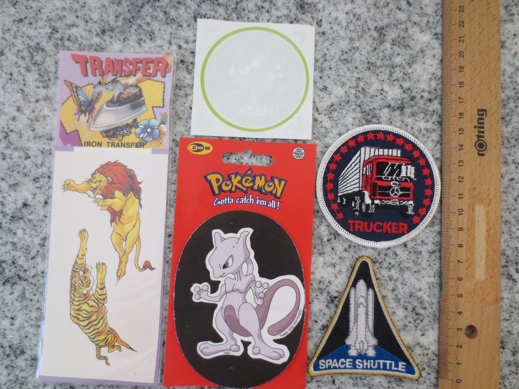 Pokémon Patches: 5 Stück Aufbügelbilder – Gebraucht aus Aeugst am Albis von murmeli2 1