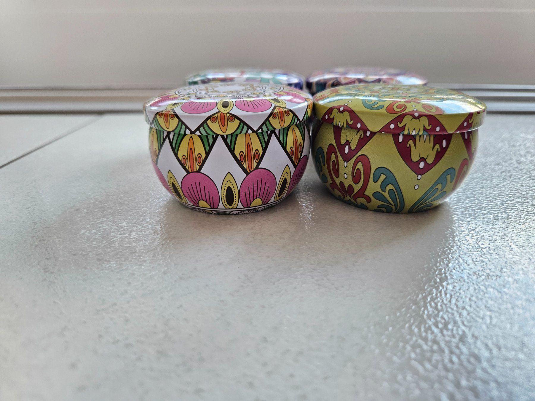 Candele: Duftkerzen Mandala 4.Stk Dosen – Nuovo e nell'imballaggio originale da Oftringen venduto da Mrg3 2