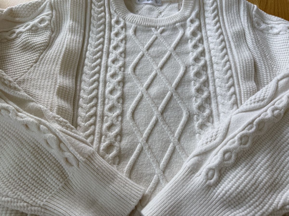 Mango Maglioni & Felpe: MANGO, Strickpullover, creme, Grösse XL – Usato da Basel venduto da sel_g 6