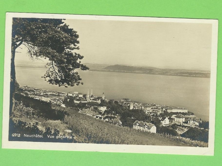 Cartoline postali: Neuchâtel^, Vue generale – Nuovo (secondo la descrizione) da Zürich venduto da t24_de