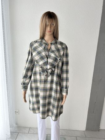 Polo Jeans Company Flannel Dress - Size L - Ruffle!
