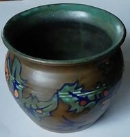 Wunderschöne Vintage Vase oder Übertopf, Holland Keramik.