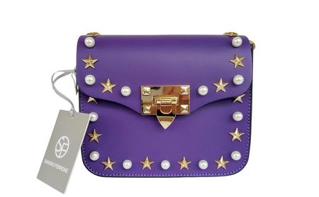 SANDRO FERRONE Mini Umhängetasche LILA NEU / Mini borsa trac