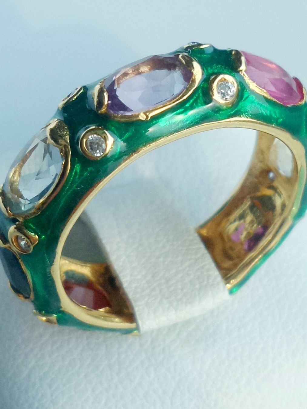 Ringe: Ring Damen goldfarben blau emailliert Grösse 54 – Neu (gemäss Beschreibung) aus Zürich von benedikt12 4