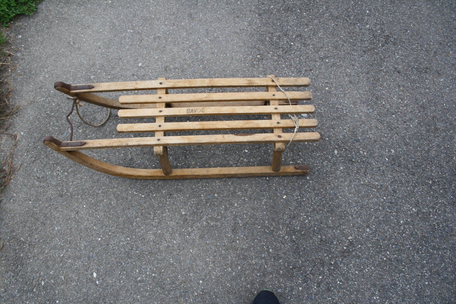 Davos Slitta: DAVOSER DAVOS HOLZ-SCHLITTEN VINTAGE – Usato da Wauwil venduto da Pneuedy 6