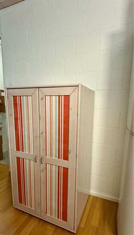 FLEXA halbhoher Kleiderschrank Holz weiss Kaufen auf Ricardo