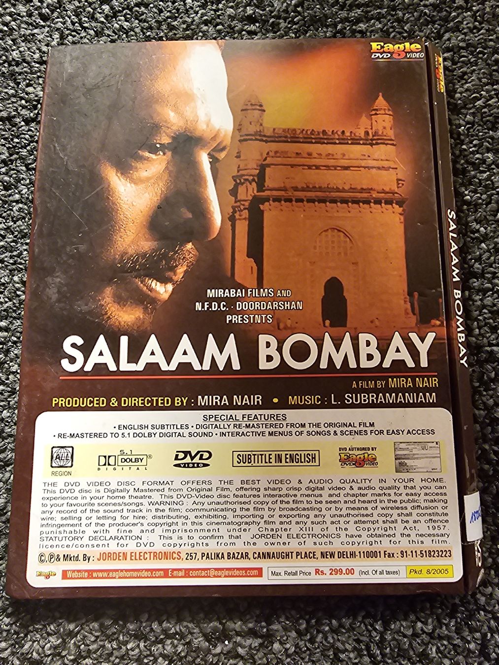 Tutti i DVDs: DVD Salaam Bombay (18225) – Usato da Ruswil venduto da jan_bxl5 1