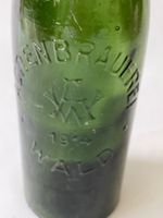 superselten alte Bier Bügelflasche 1914 Brauerei WALD Flasch