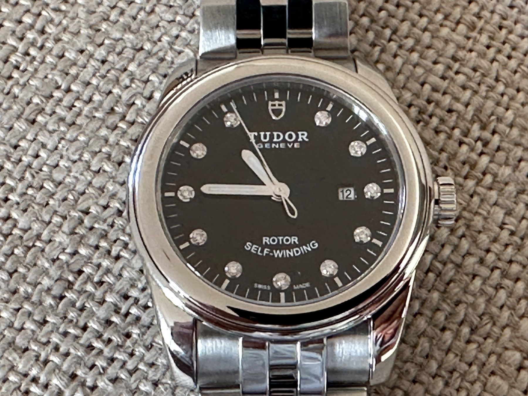 Tudor Orologi: Tudor Glamour Date Diamond Automatic 31mm Full-Set + Invoice – Usato da Matten b. Interlaken venduto da cour13 2