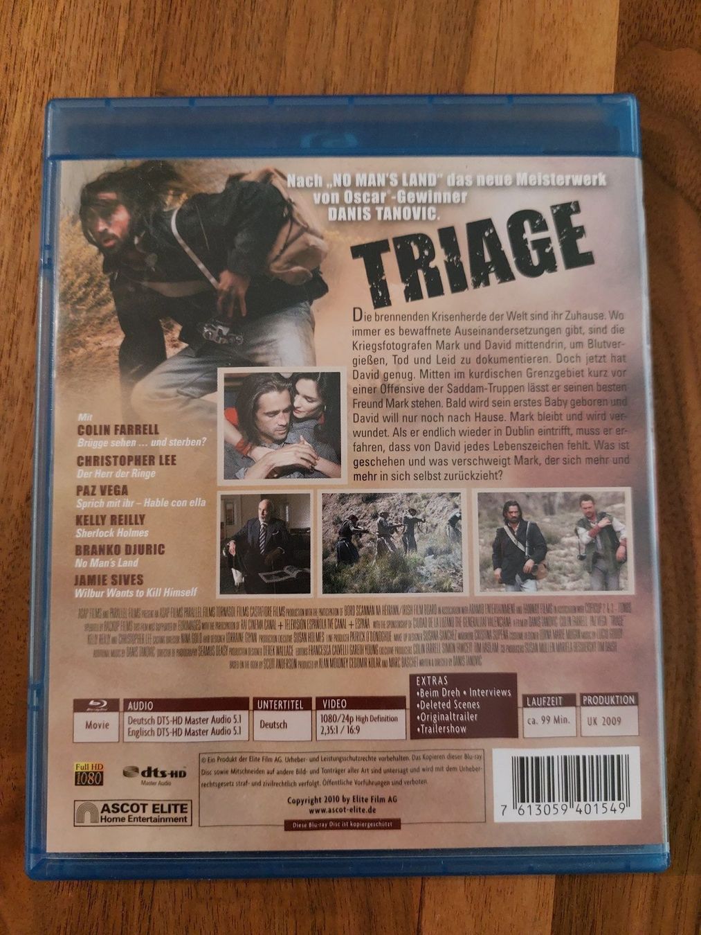 Tutti i DVDs: Blu Ray - Triage mit Colin Farrell – Usato da Rheinfelden venduto da FilmAuktion 1