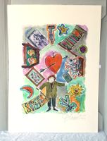 Dimitri - Der Clown farbige Lithographie handsigniert