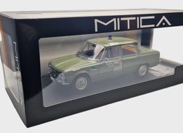 Alfa Romeo Giulia 1.6 Ti 1963 Polizia Milano , Mitica , 1:18
