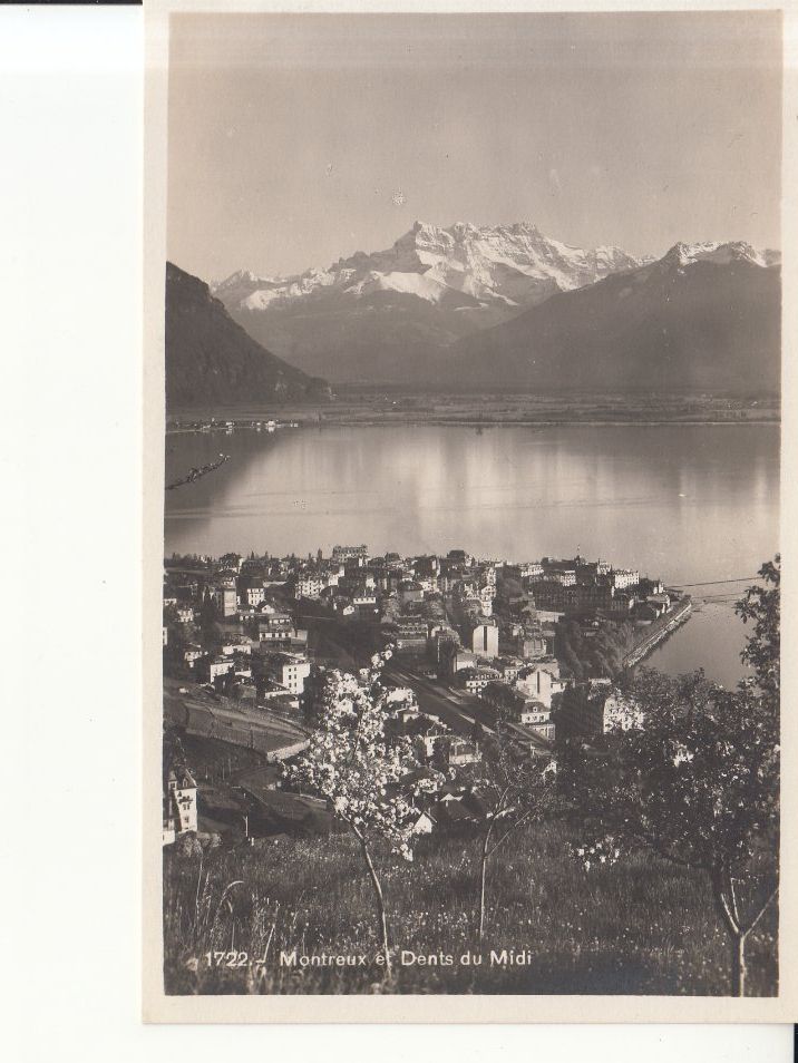 Cartoline postali: Montreux ca. 1930 – Usato da Bürglen TG venduto da StampGraf