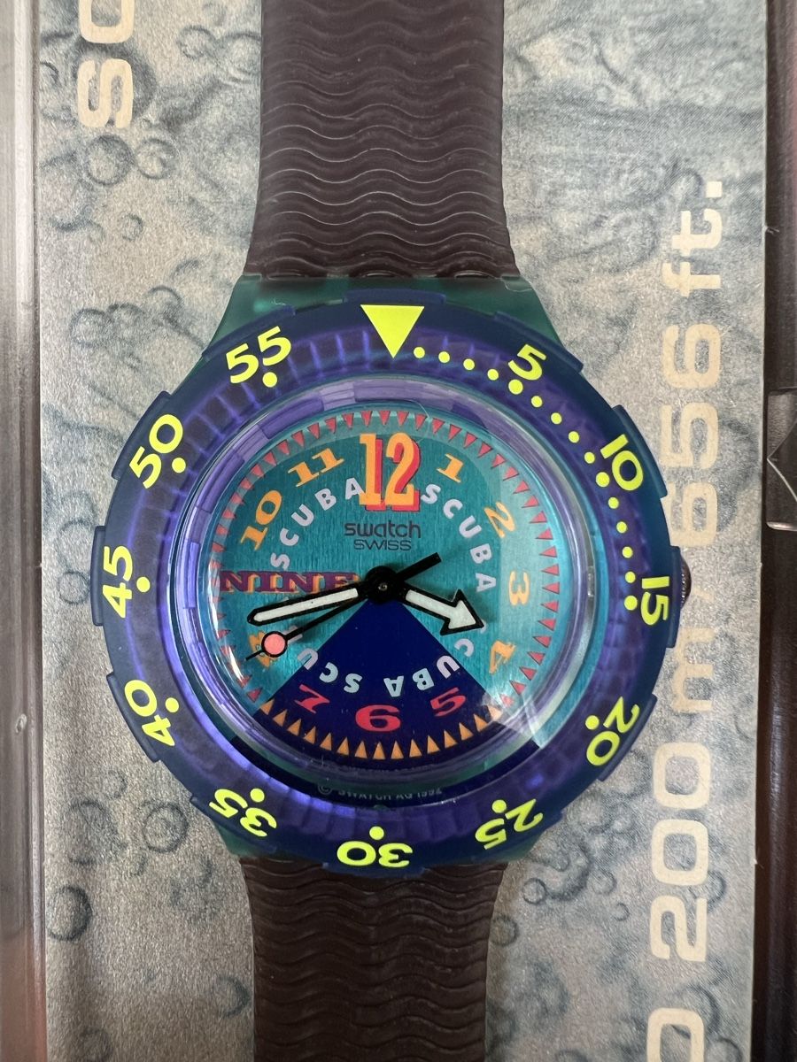 Swatch Uhren: Swatch Scuba 200 (SDN106) Bermuda Triangle – Neu und originalverpackt aus Künten von Spike17 1