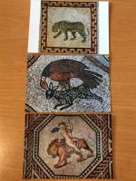 3x Postkarten Mosaikmotive